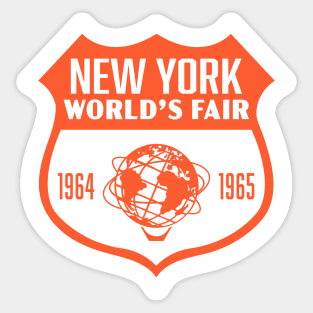 1964 1965 New York World's Fair Shield Sticker